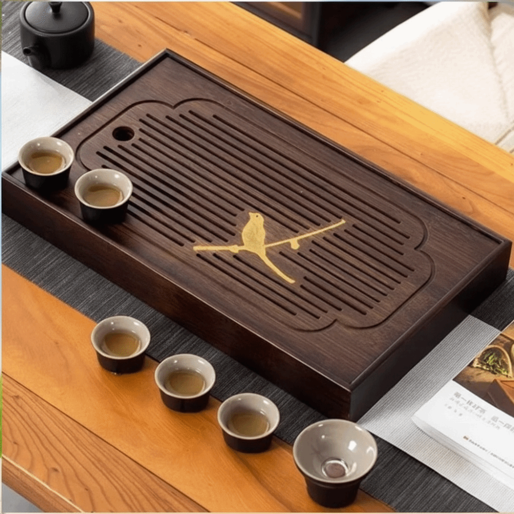 Bamboo Tea Tray - Nampan Teh Bambu Alami Skala Kecil,