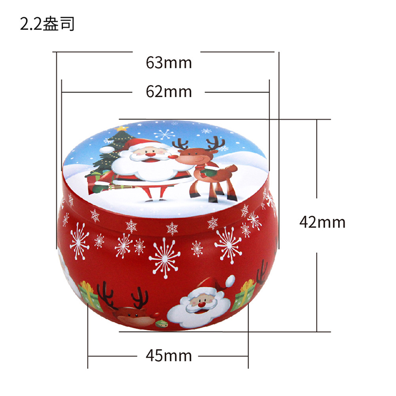 Kaleng Logam Mini Natal untuk  - Coffee Tea Containers ulasan dan harga