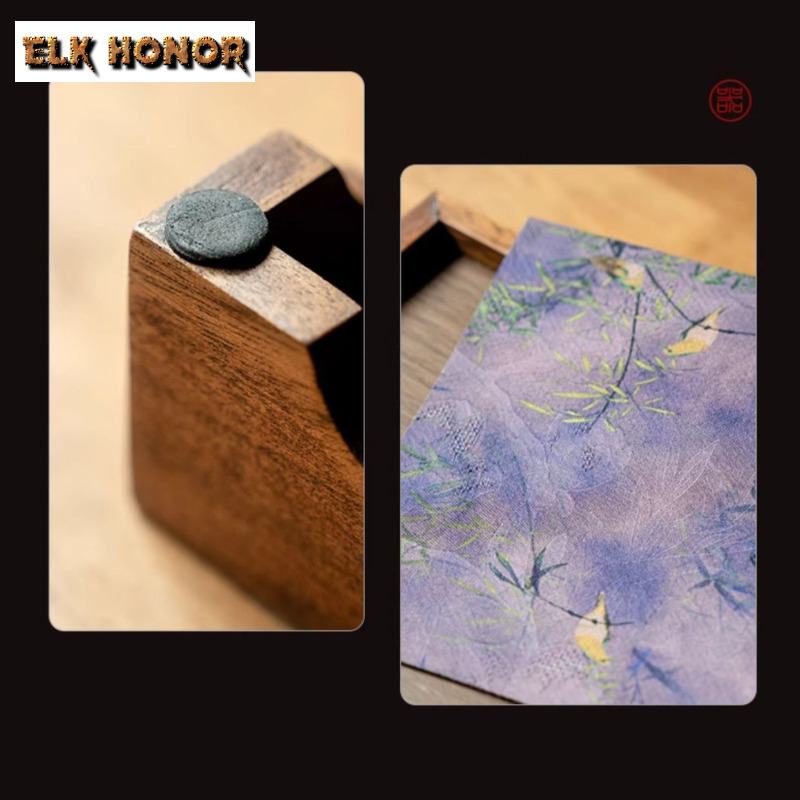 Kerudung Awan Kenari Bunga dan - Bamboo Tea Tray ulasan dan harga