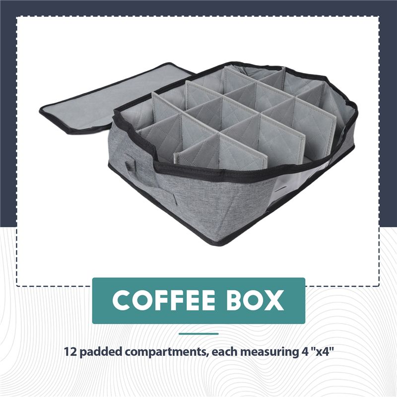 A01F-Kotak Penyimpanan Mug dan - Coffee Tea Containers ulasan dan harga