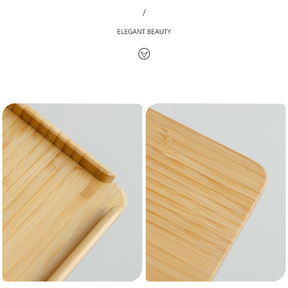 Nampan makanan bambu Cina, wad - Bamboo Tea Tray ulasan dan harga