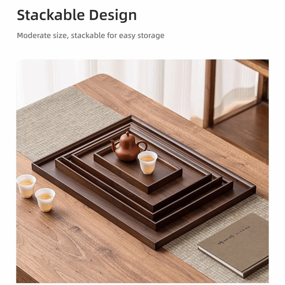 Nampan Dekoratif Bambu Alami N - Bamboo Tea Tray ulasan dan harga
