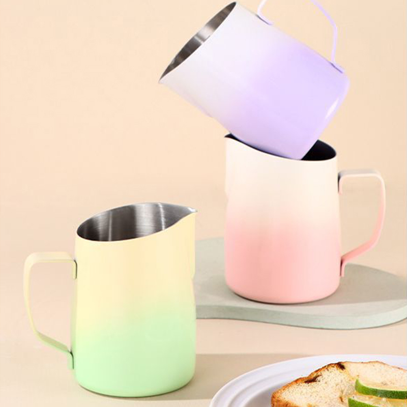 Wadah Pembuat Busa Susu Baja T - Barista Milk Jug ulasan dan harga