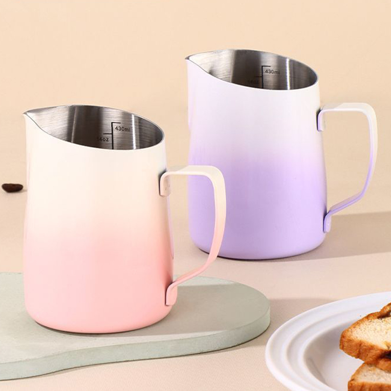Wadah Pembuat Busa Susu Baja T - Barista Milk Jug ulasan dan harga