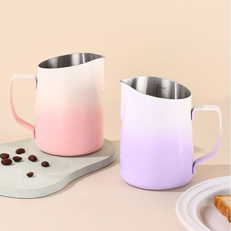 Wadah Pembuat Busa Susu Baja T - Barista Milk Jug ulasan dan harga