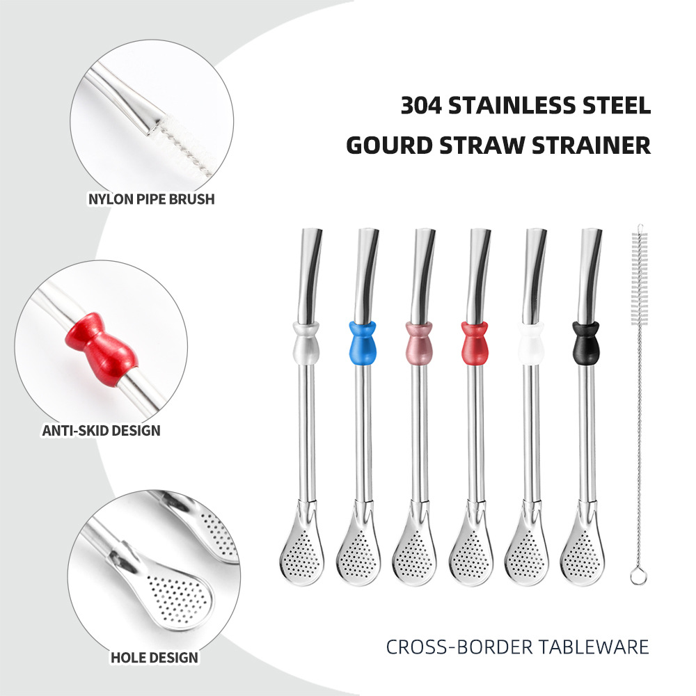 Sedotan Sendok Stainless Steel - Dispenser Coffee And Tea ulasan dan harga