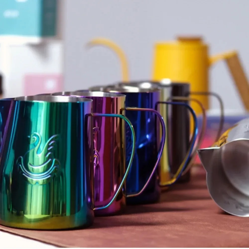 1Pc Pitcher Susu 600ml untuk M - Barista Milk Jug ulasan dan harga