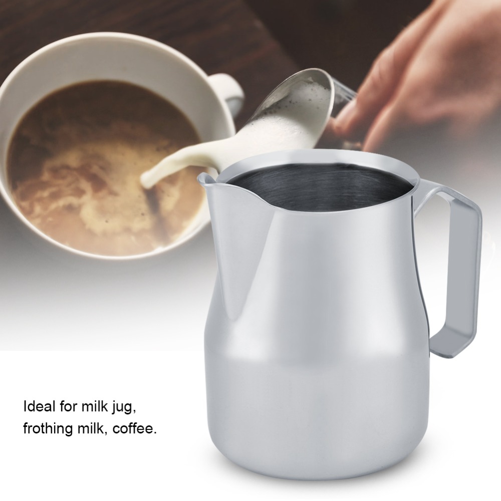 Jug Kopi Stainless Steel Perak - Barista Milk Jug ulasan dan harga