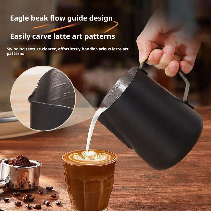 350/600ML Pitcher Susu Kopi St - Barista Milk Jug ulasan dan harga