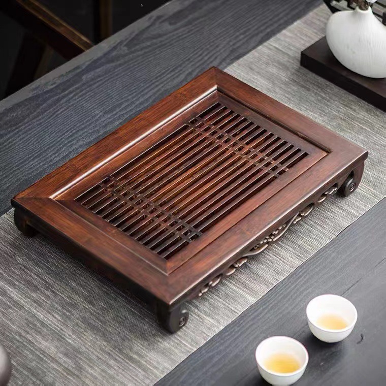 Set Teh Kayu dengan Baki Penyi - Bamboo Tea Tray ulasan dan harga